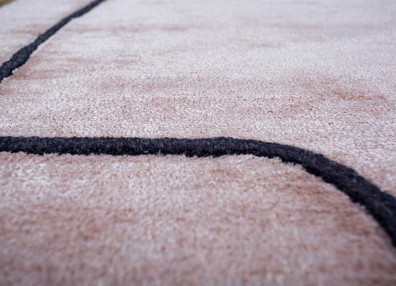 Dywan wełniany - 210 x 150 cm - pomarańczowy