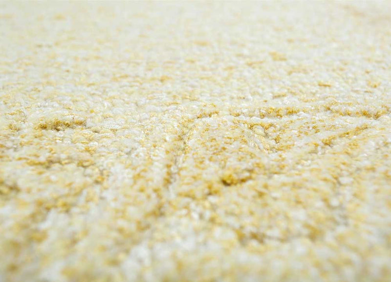 Dywan wełniany - 270 x 180 cm - złoto