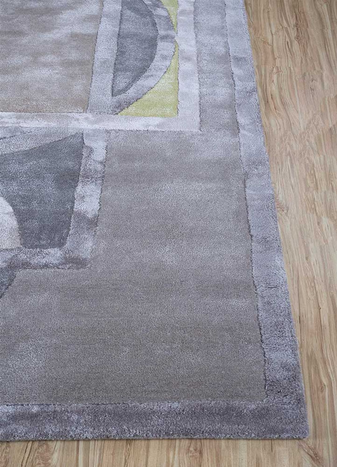 Dywan wełniany - 270 x 180 cm - fioletowy