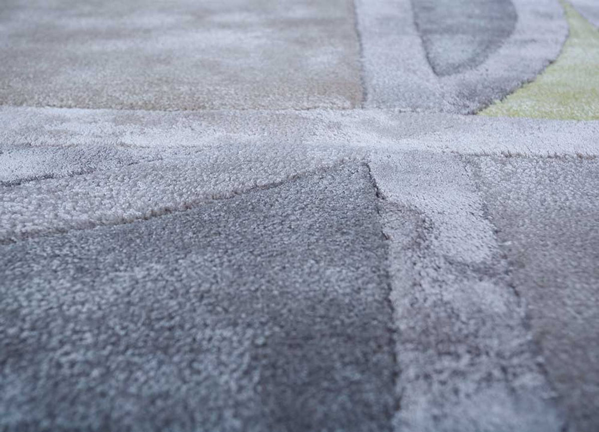 Dywan wełniany - 270 x 180 cm - fioletowy