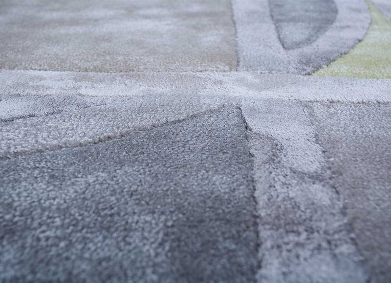 Dywan wełniany - 270 x 180 cm - fioletowy