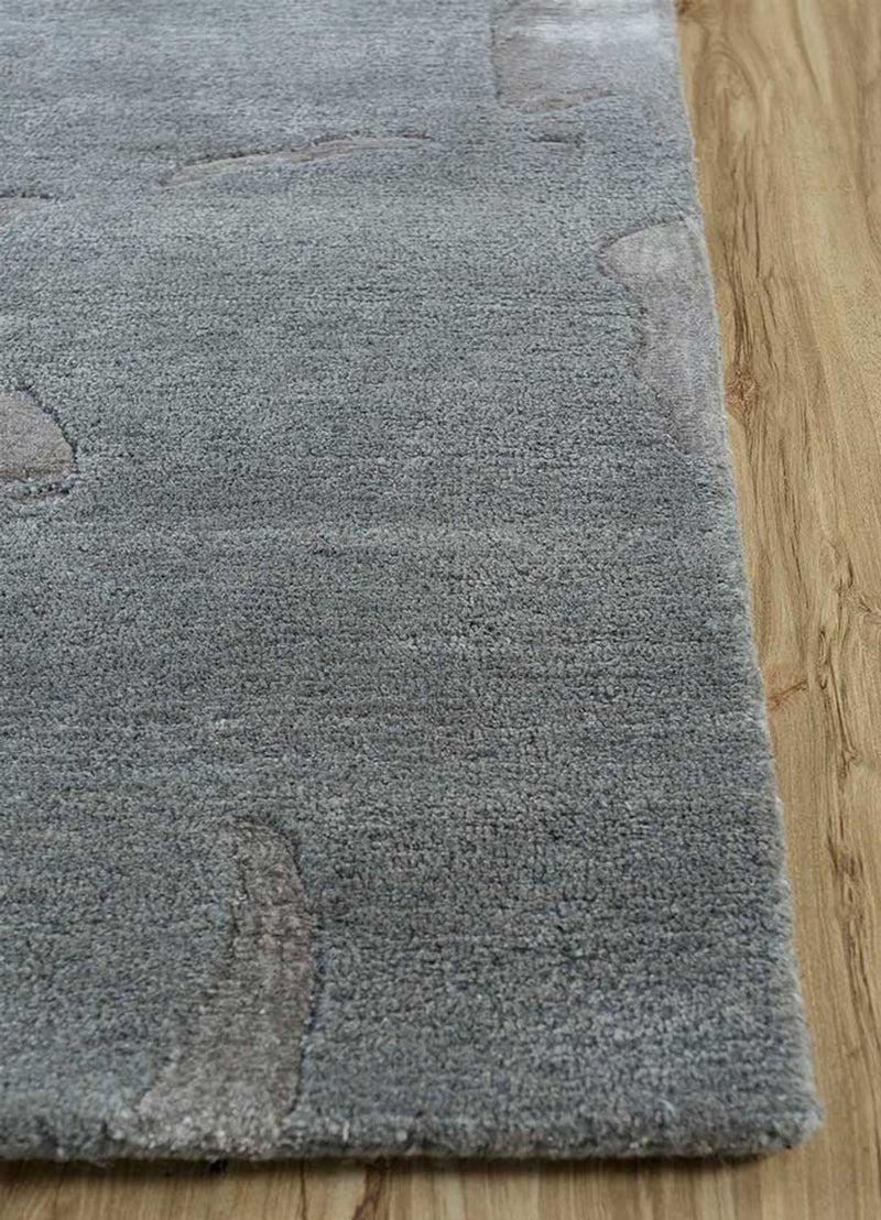 Dywan wełniany - 270 x 180 cm - szary