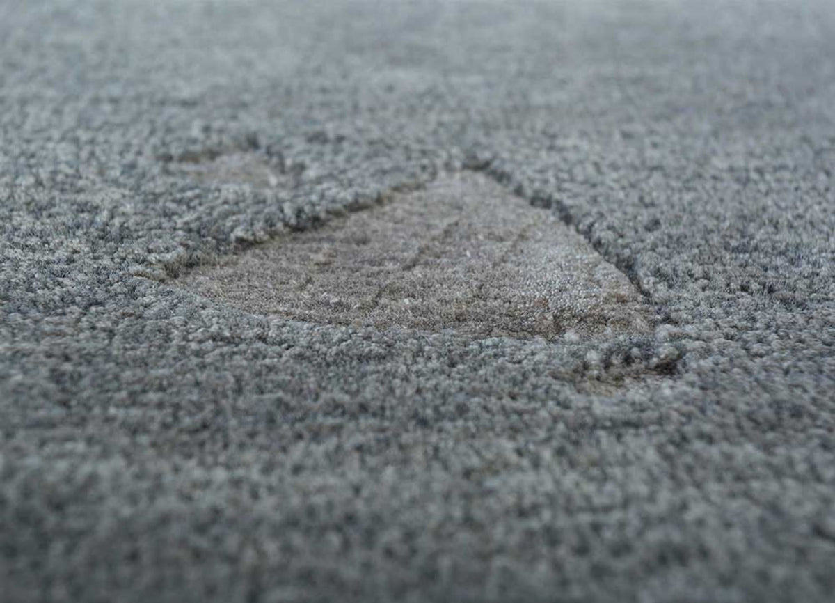Dywan wełniany - 270 x 180 cm - szary