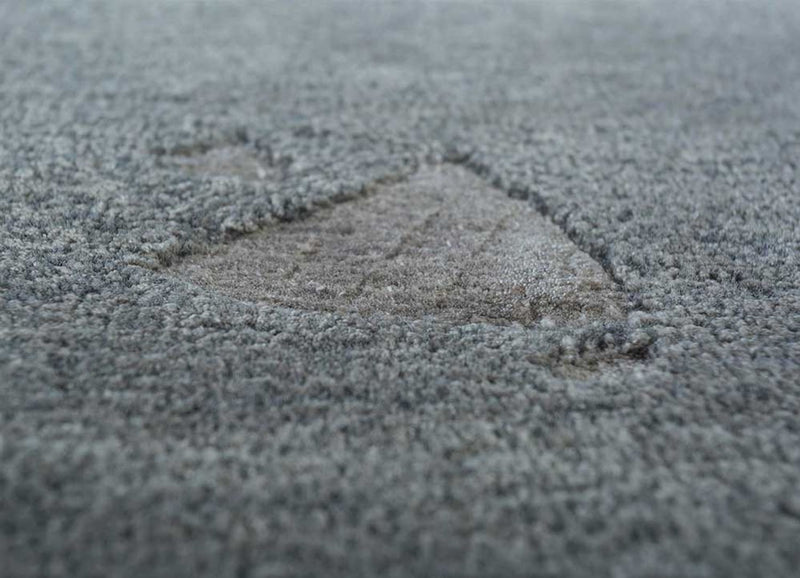 Dywan wełniany - 270 x 180 cm - szary