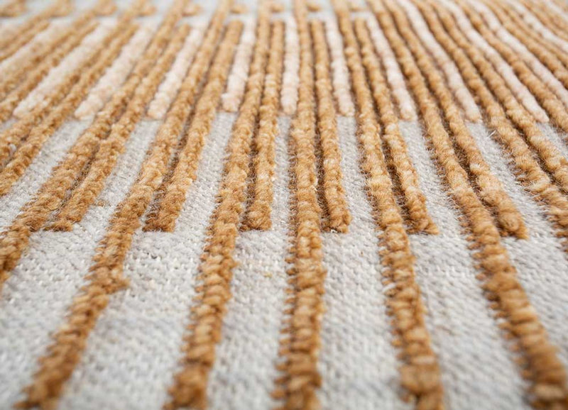 Dywan wełniany - 270 x 180 cm - brązowy