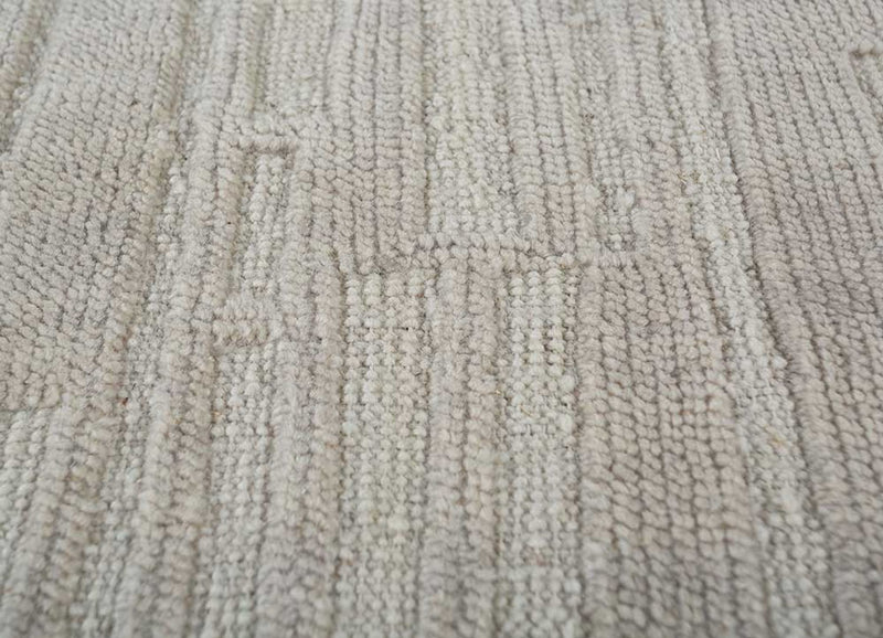 Dywan wełniany - 300 x 240 cm - szary