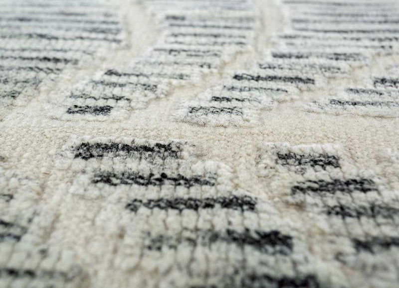 Dywan wełniany - 300 x 240 cm - szary