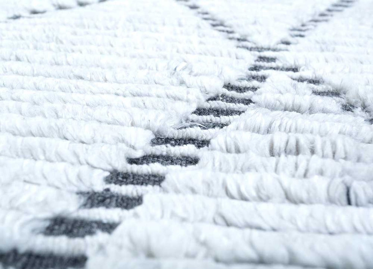 Dywan wełniany - 300 x 240 cm - kremowy