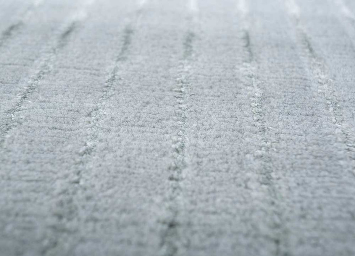 Dywan wełniany - 300 x 240 cm - szary