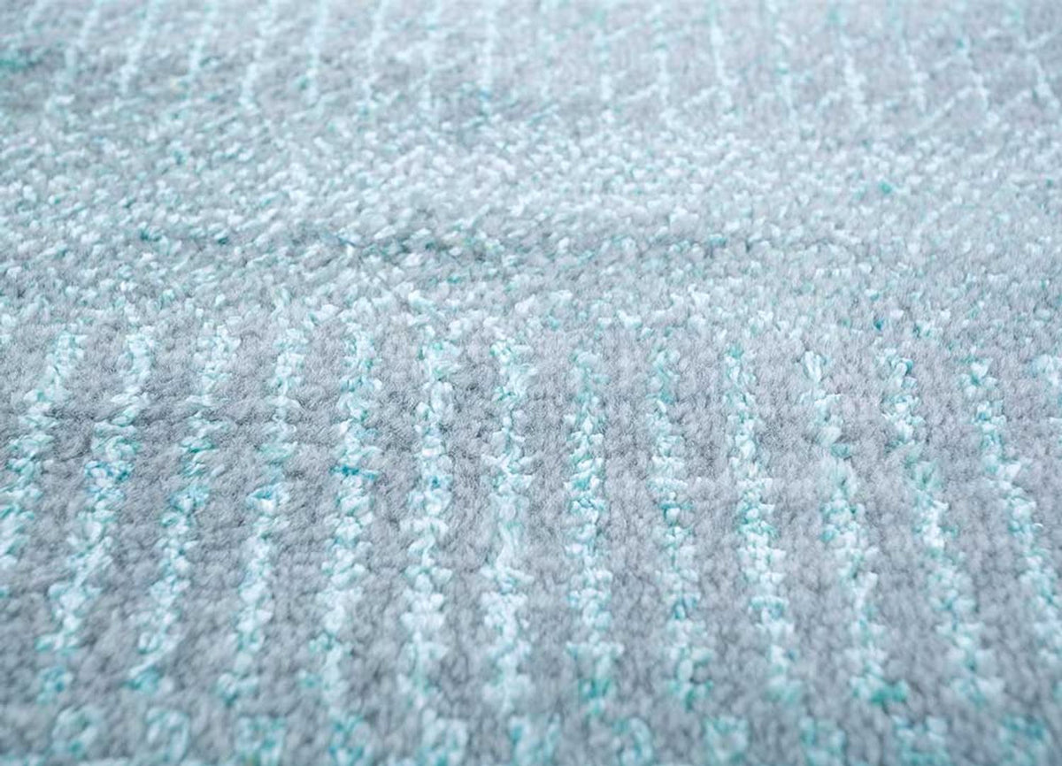 Dywan wełniany - 300 x 240 cm - jasnoniebieski