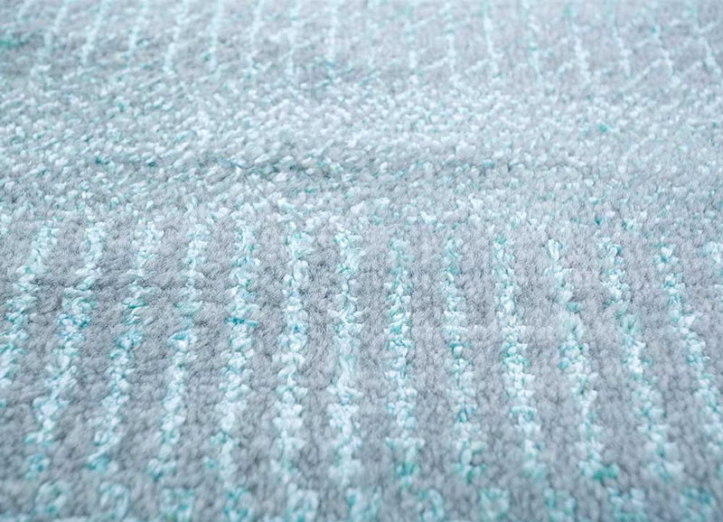 Dywan wełniany - 300 x 240 cm - jasnoniebieski