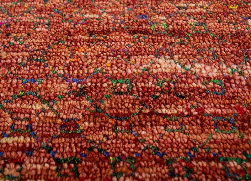 Dywan wełniany - 360 x 270 cm - czerwony