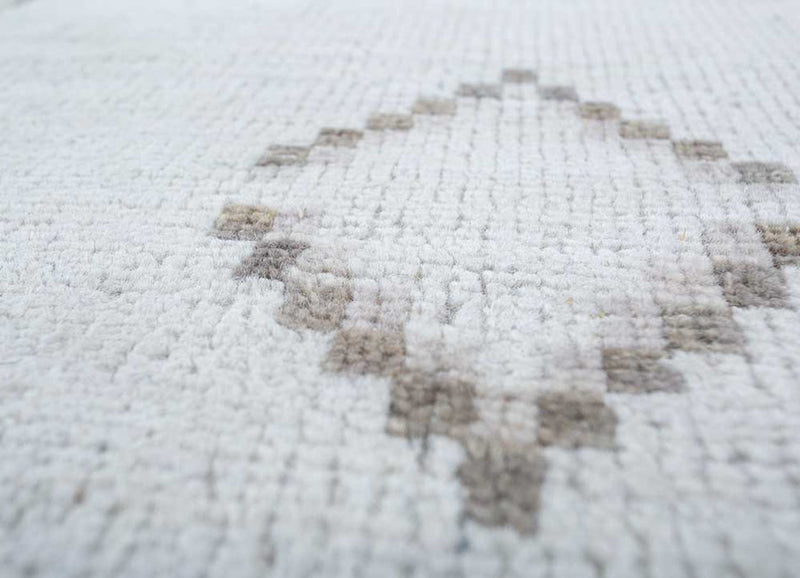 Dywan wełniany - 300 x 240 cm - jasnoszary