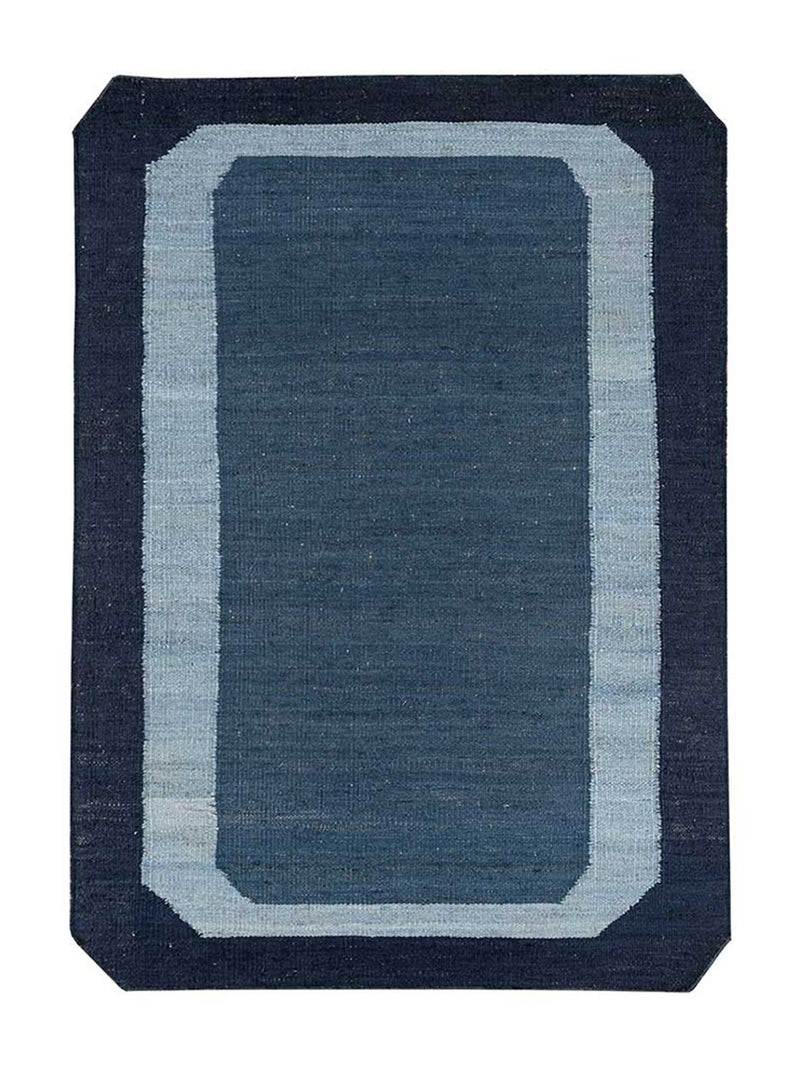 Dywan sizalowy kształt specjalny  - 270 x 180 cm - niebieski