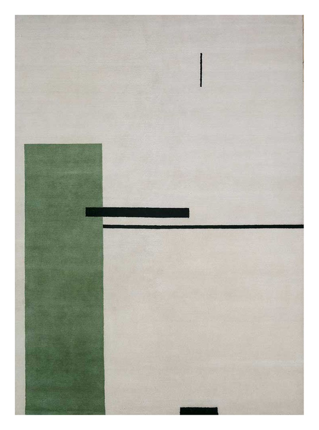 Dywan wełniany - 270 x 180 cm - jasnoszary