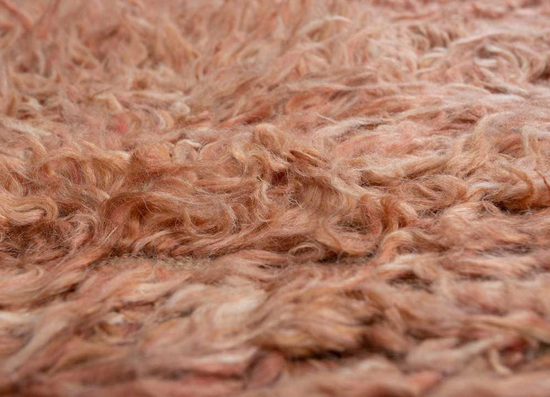 Dywan wełniany - 270 x 180 cm - pomarańczowy