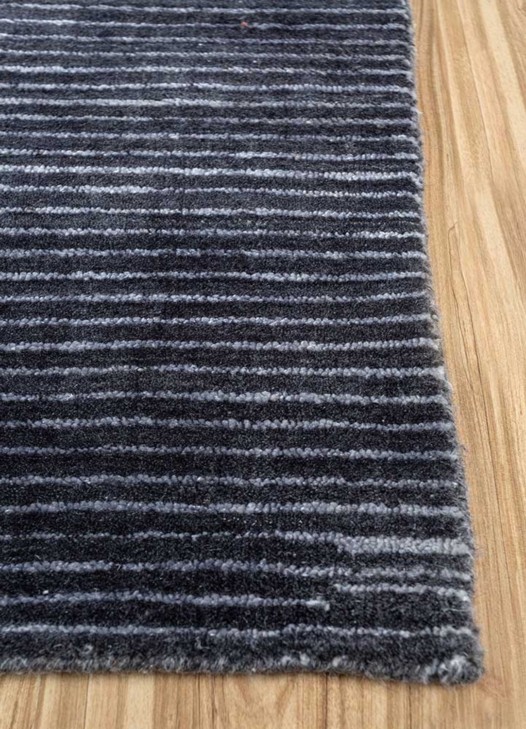 Dywan wełniany - 300 x 240 cm - srebrny