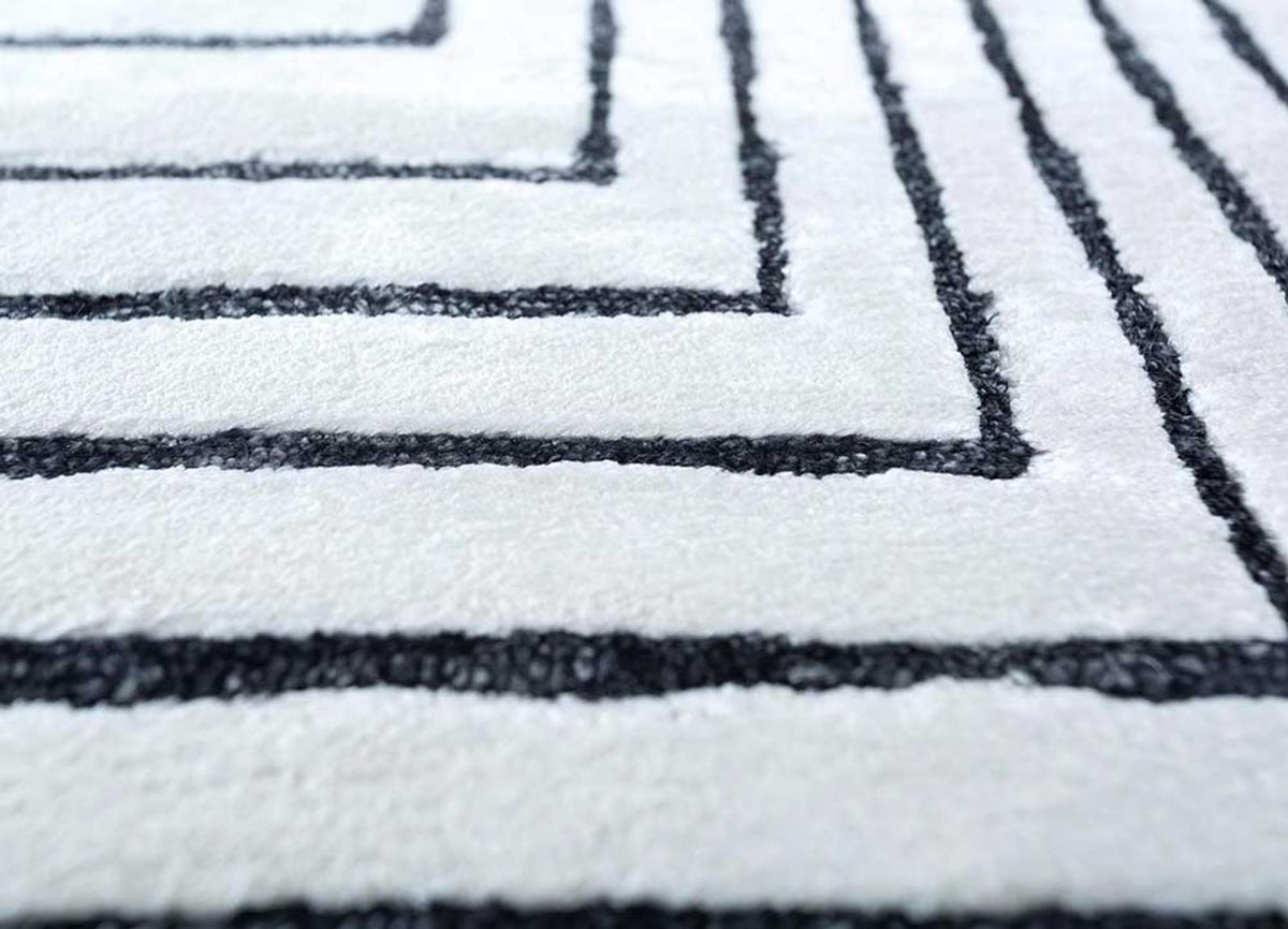 Dywan wiskozowy - 420 x 300 cm - kremowy