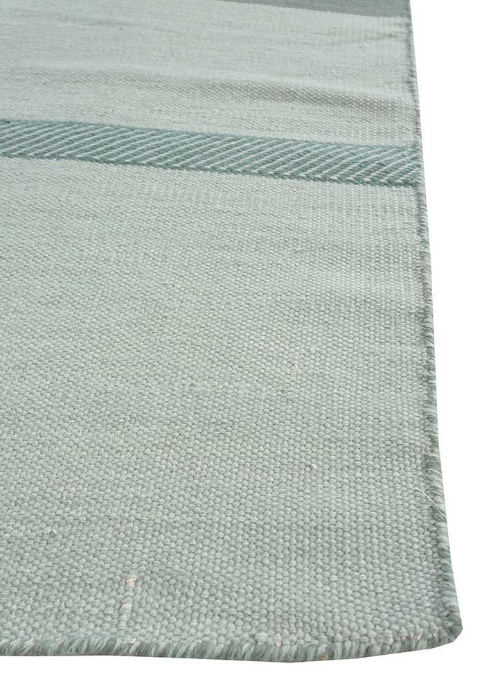 Dywan wełniany - 270 x 180 cm - turkusowy