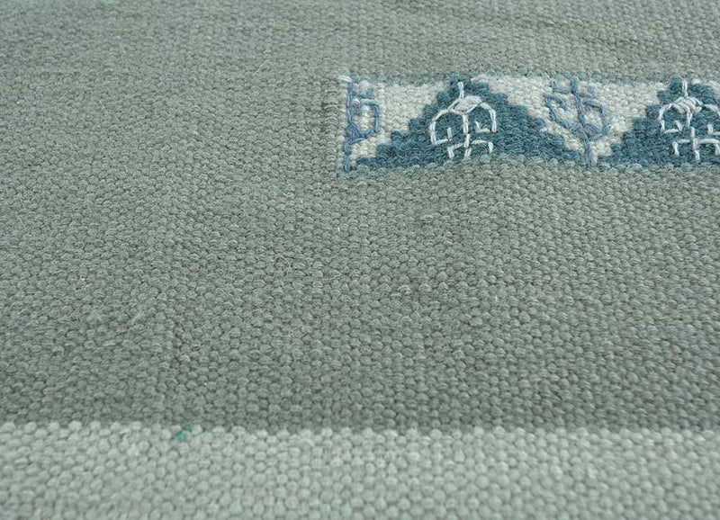 Dywan wełniany - 270 x 180 cm - turkusowy