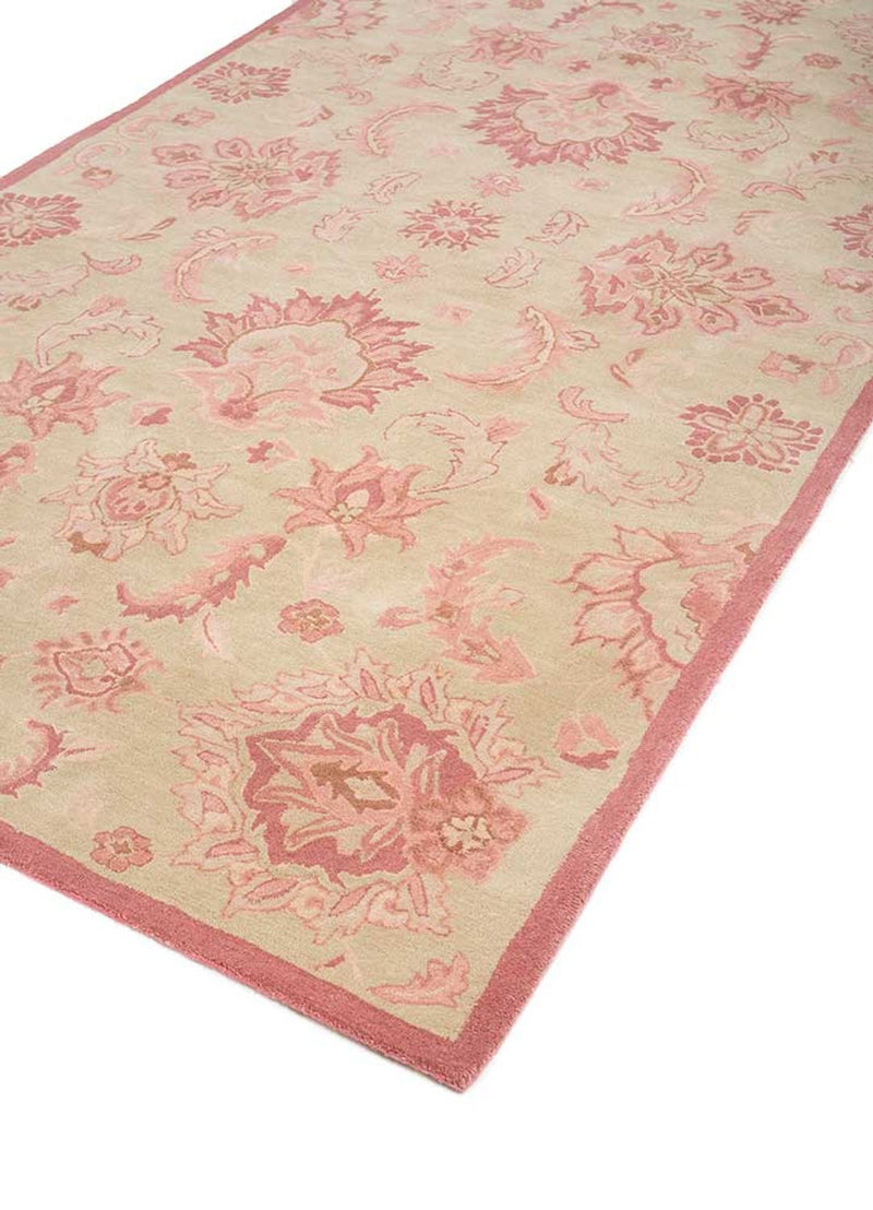 Dywan wełniany - 295 x 170 cm - złoto