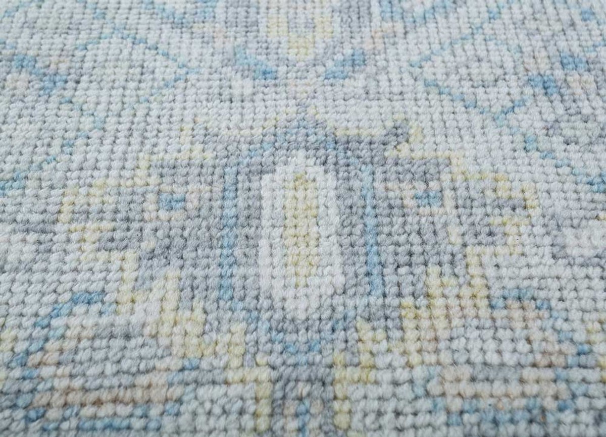 Dywan wełniany - 270 x 180 cm - jasnoniebieski