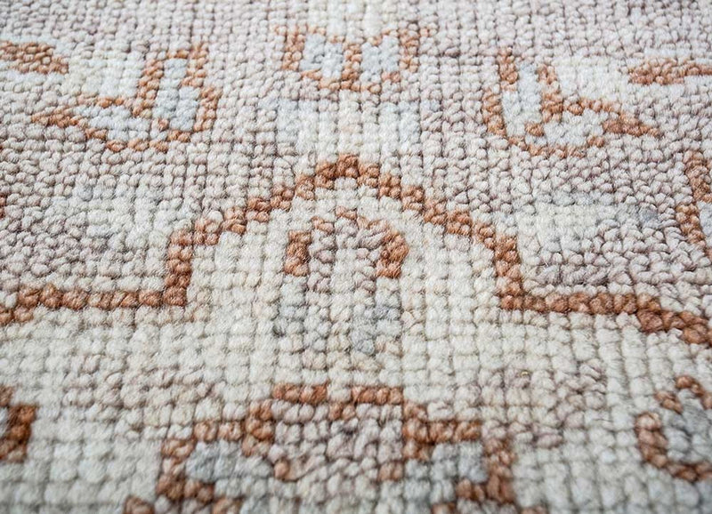 Dywan wełniany - 300 x 240 cm - pomarańczowy