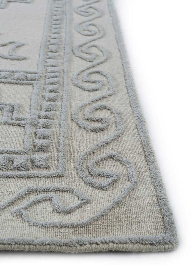 Dywan wełniany - 270 x 180 cm - kremowy