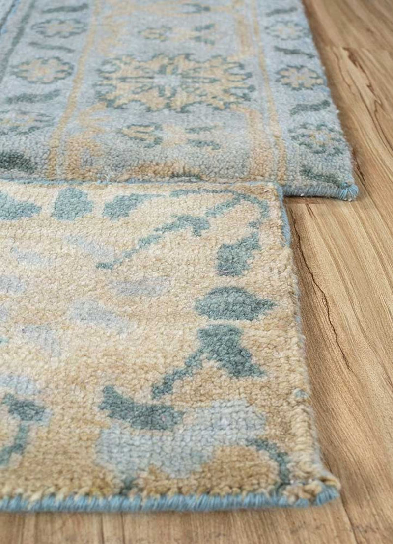 Dywan wełniany kształt specjalny  - 180 x 120 cm - wielokolorowy