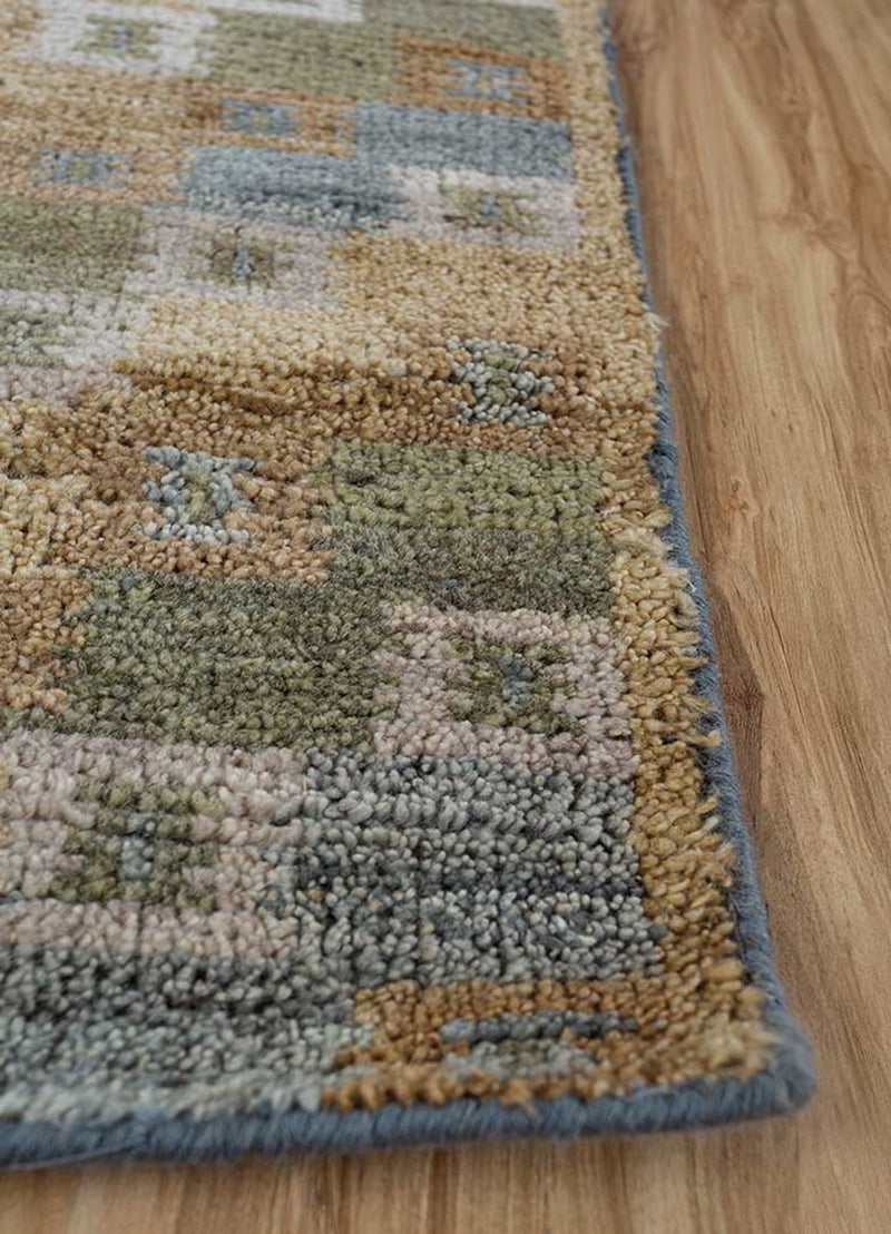 Dywan wełniany - 270 x 180 cm - pomarańczowy