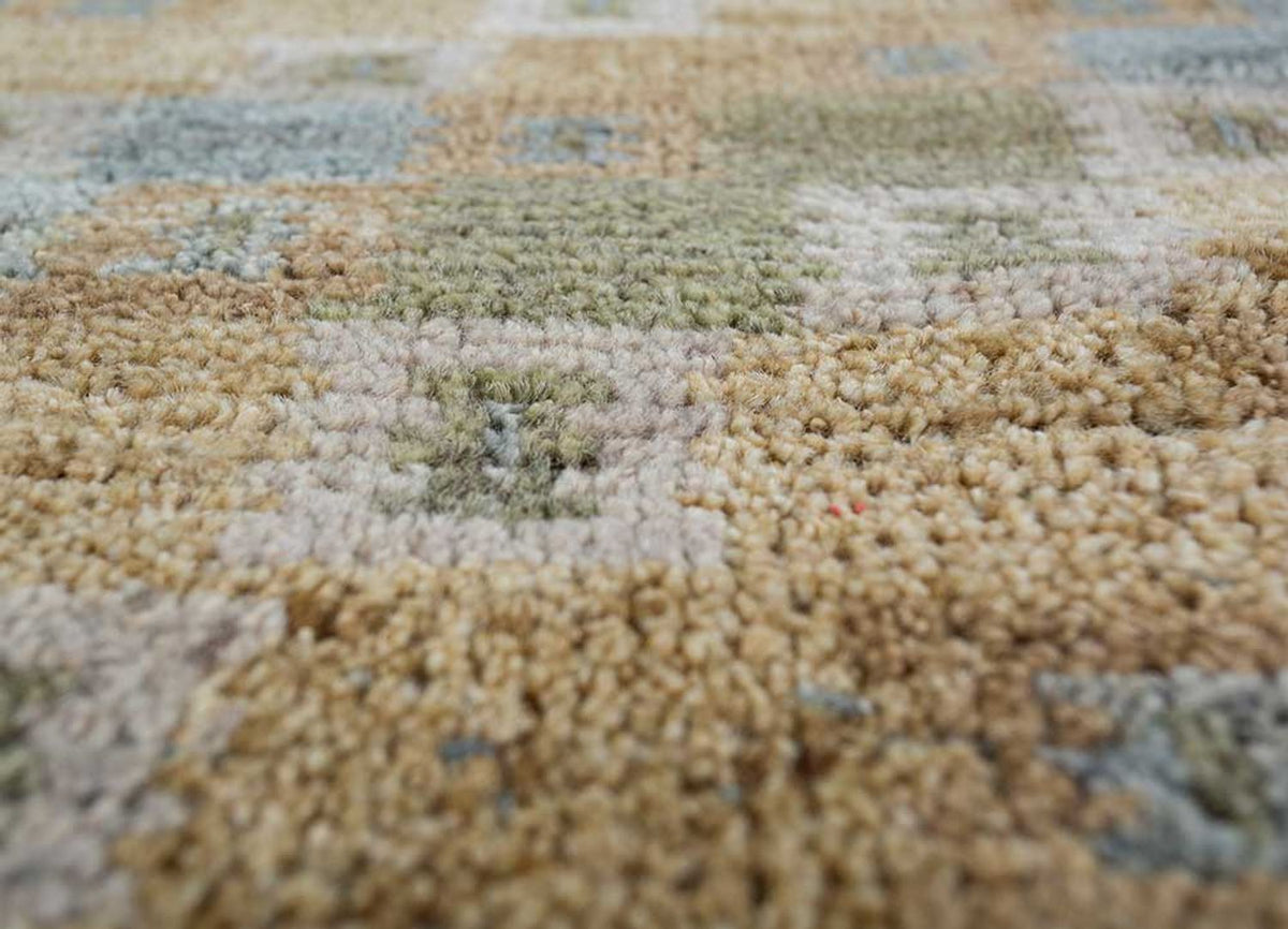 Dywan wełniany - 270 x 180 cm - pomarańczowy