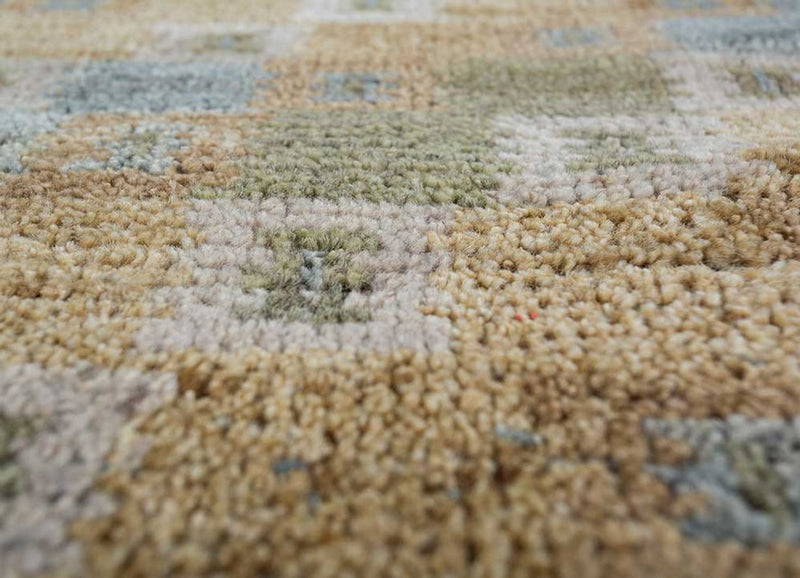 Dywan wełniany - 270 x 180 cm - pomarańczowy