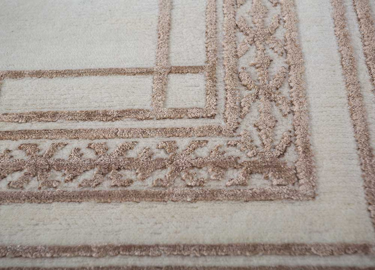 Dywan wełniany - 270 x 180 cm - jasnoszary