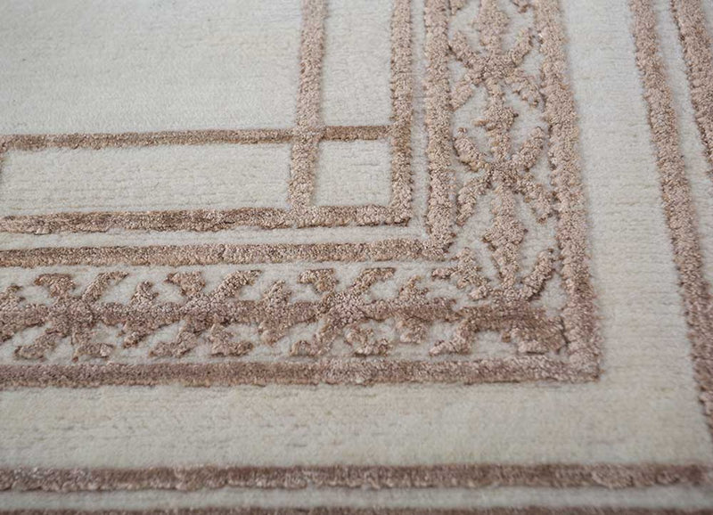 Dywan wełniany - 270 x 180 cm - jasnoszary