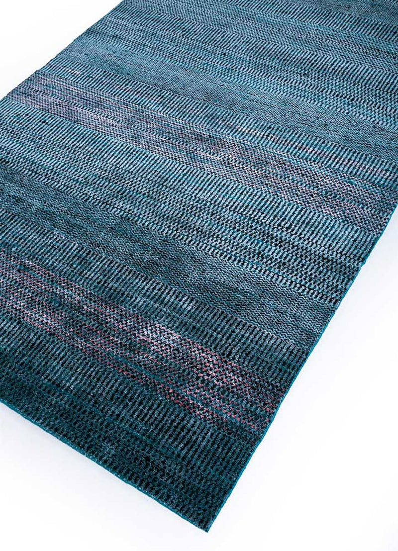 Dywan wełniany - 270 x 180 cm - ciemnoniebieski