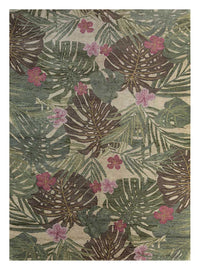 Dywan wełniany - 300 x 200 cm - złoto