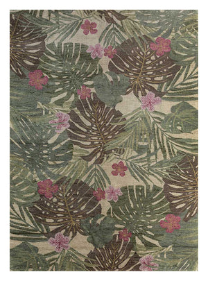 Dywan wełniany - 300 x 200 cm - złoto