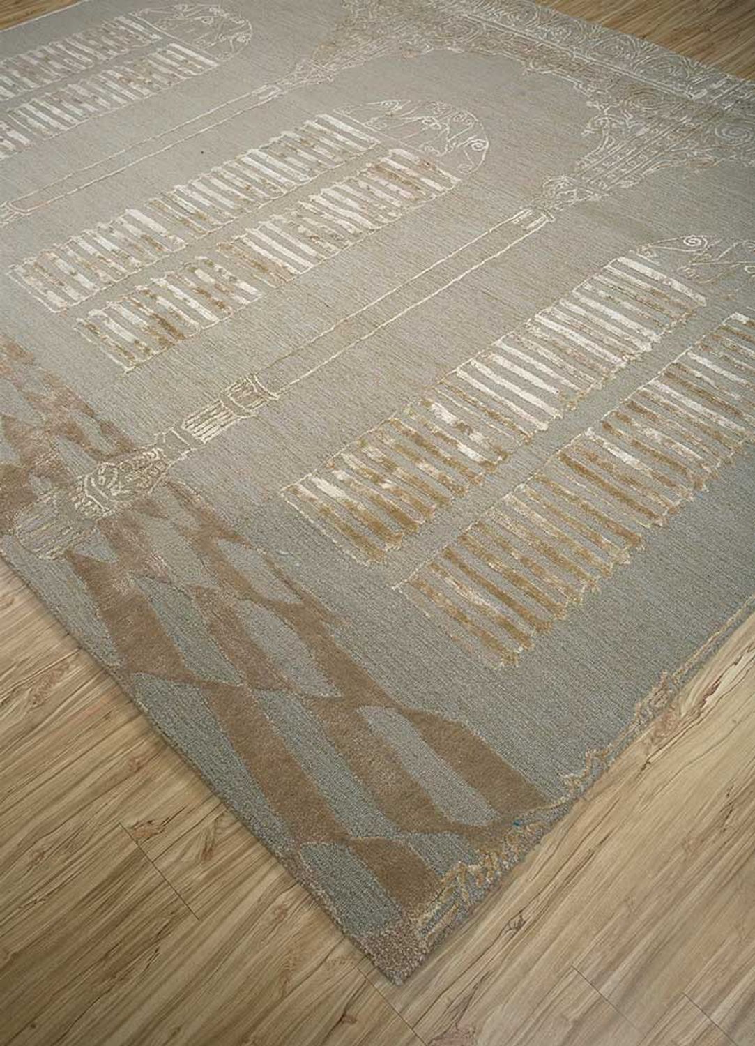 Dywan wełniany - 240 x 150 cm - beżowy