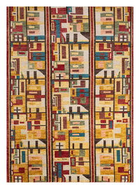 Dywan wełniany - 270 x 180 cm - pomarańczowy