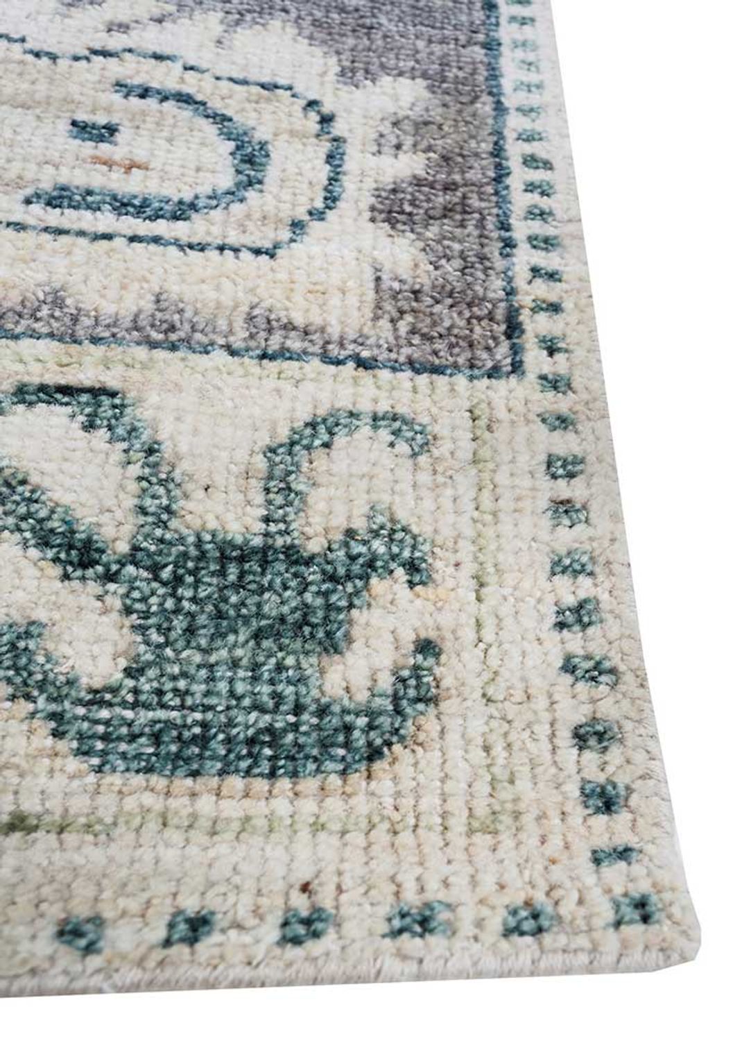 Dywan wełniany - 300 x 240 cm - zielona