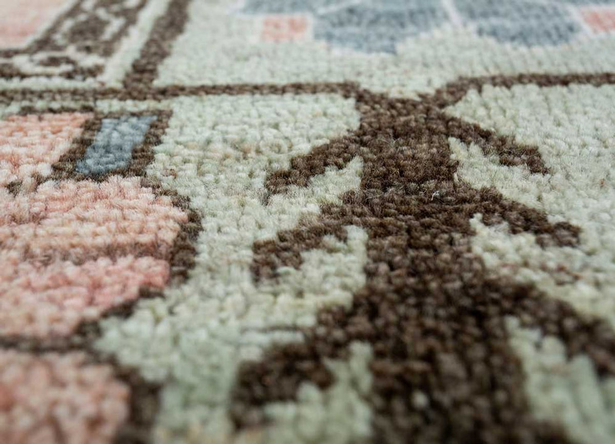 Dywan wełniany - 300 x 240 cm - łososiowy