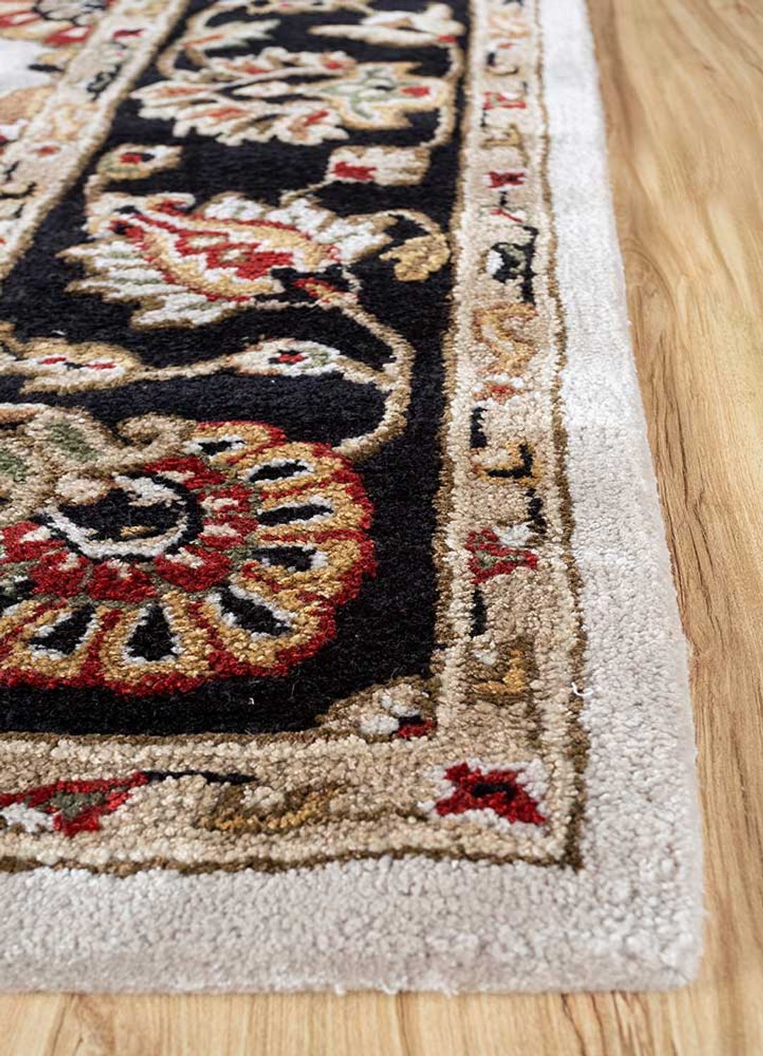 Dywan wełniany - 270 x 180 cm - kremowy