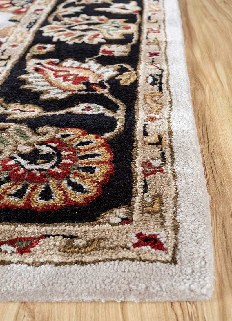 Dywan wełniany - 270 x 180 cm - kremowy