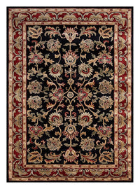 Dywan wełniany - 270 x 180 cm - ciemnoniebieski