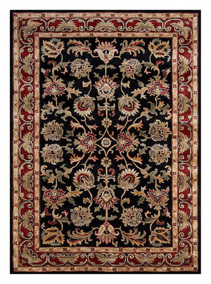 Dywan wełniany - 270 x 180 cm - ciemnoniebieski