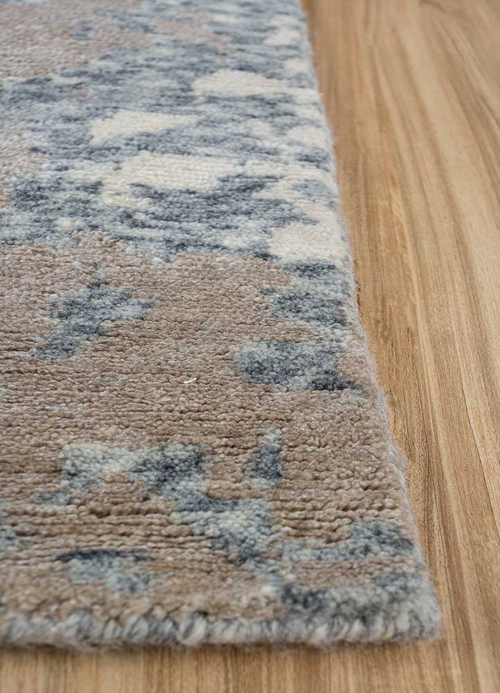 Dywan wełniany - 300 x 240 cm - szary