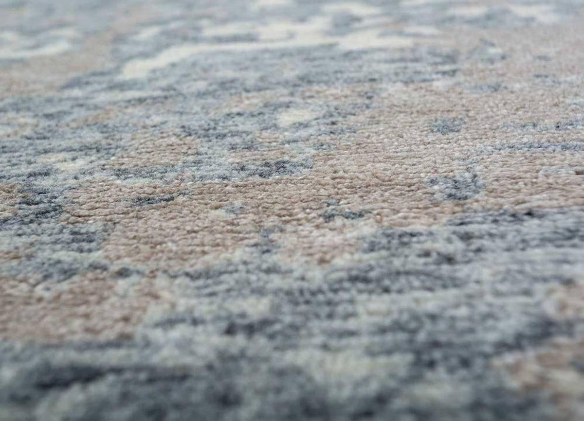 Dywan wełniany - 300 x 240 cm - szary