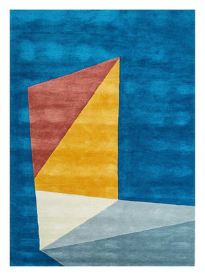 Dywan wełniany - 270 x 180 cm - wielokolorowy