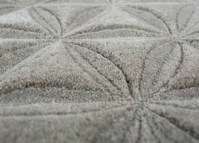 Dywan wełniany - 270 x 180 cm - beżowy