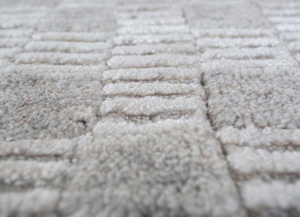 Dywan wełniany - 300 x 240 cm - beżowy